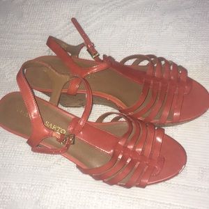 Franco Sarto Red Wedge